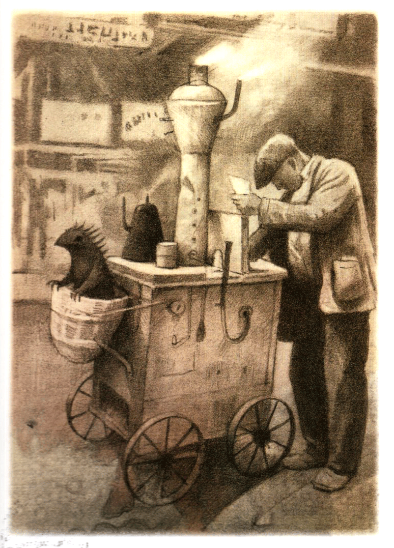 Ejemplo visual de Shaun Tan